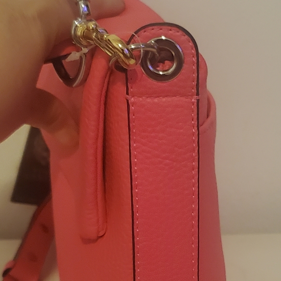 Vince Camuto BNWT Leather Neon Fuschia Handbag - Picture 9 of 14